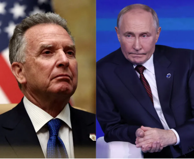 威特科夫（左）与普京（右）资料图 图源：外媒