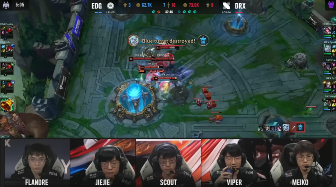 Scout迟迟未能转阴，被DRX让二追三的那场比赛也是在隔离单间打的