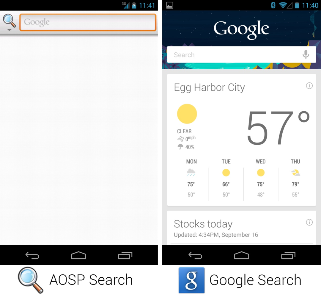 图丨早在安卓 4.3 版本，AOSP 上的有关功能就已经和闭源版本产生区别（来源：Arstechnica）