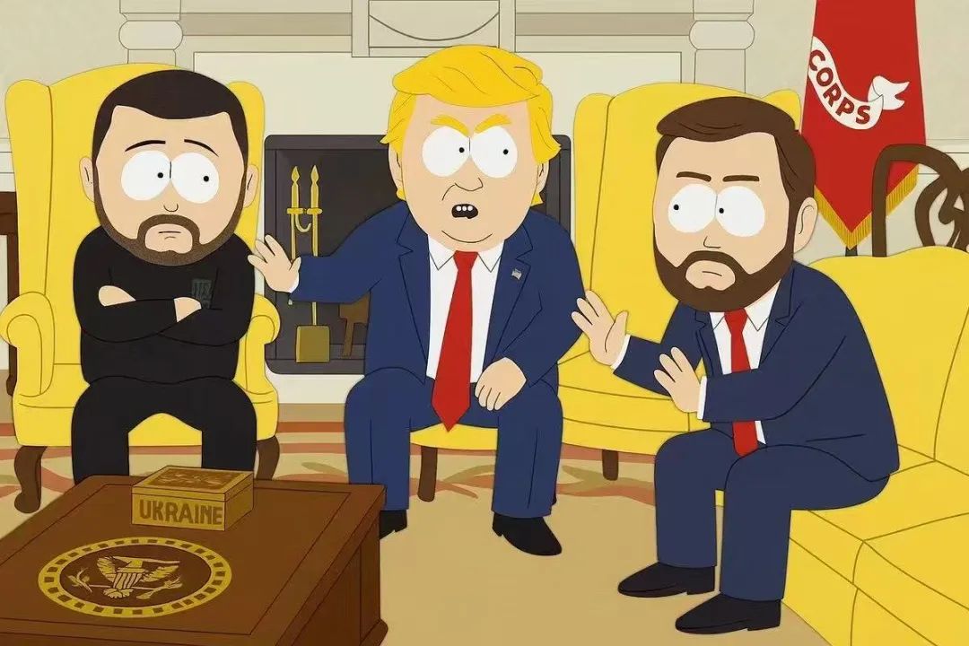  AI生成的《南方公园》风格作品