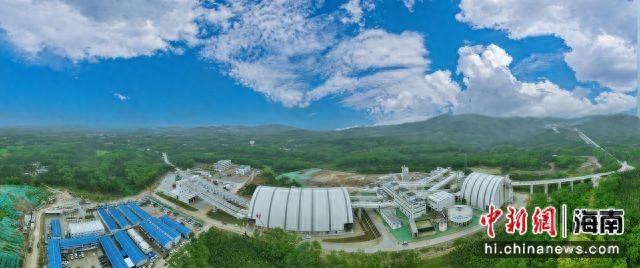 定安大岭矿山全景。中国能建葛洲坝一公司供图