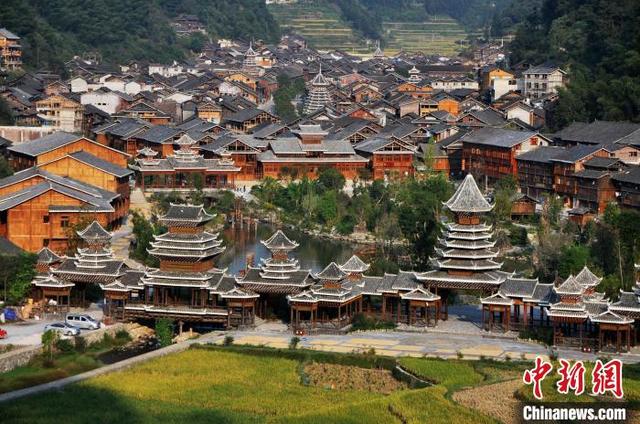 资料图：图为肇兴侗寨。杨代富 摄