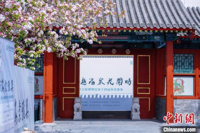 第十四届“海棠雅集”现场海棠盛放。 恭王府博物馆供图