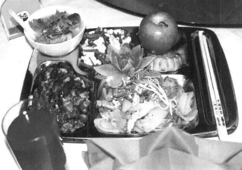 2003年我国已有食堂用这种不锈钢分格餐盘｜图源：参考文献8