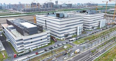 中国电信临港智算中心。中国电信供图