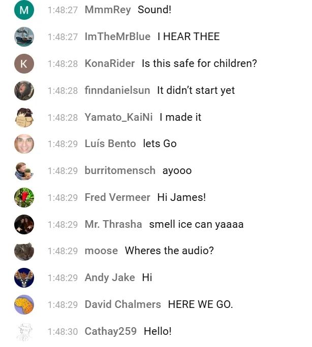 看上去观众里确实有人互相认识