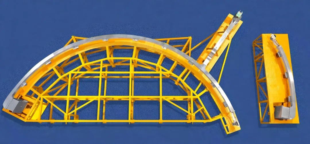 ITER磁体馈线系统校正场线圈内馈线部件。图片来源：等离子体所