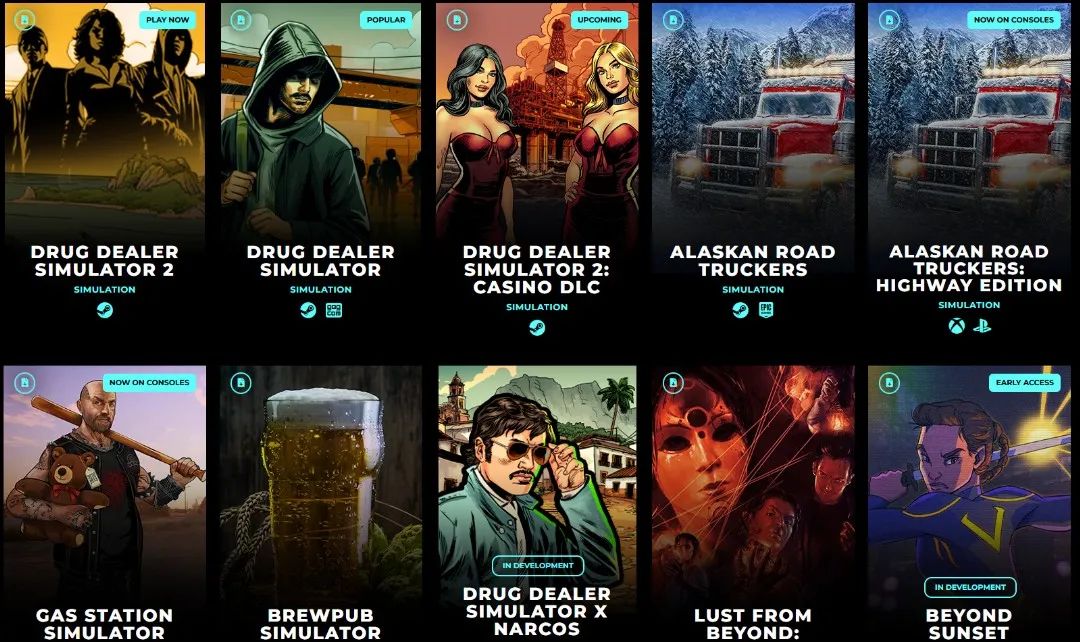 去年6月他们刚刚推出了《毒贩模拟器2》