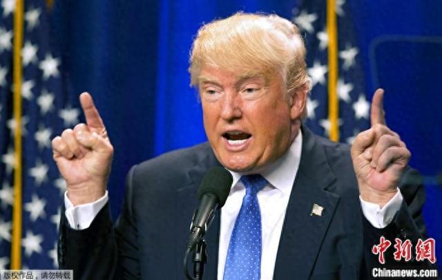资料图：美国总统特朗普。