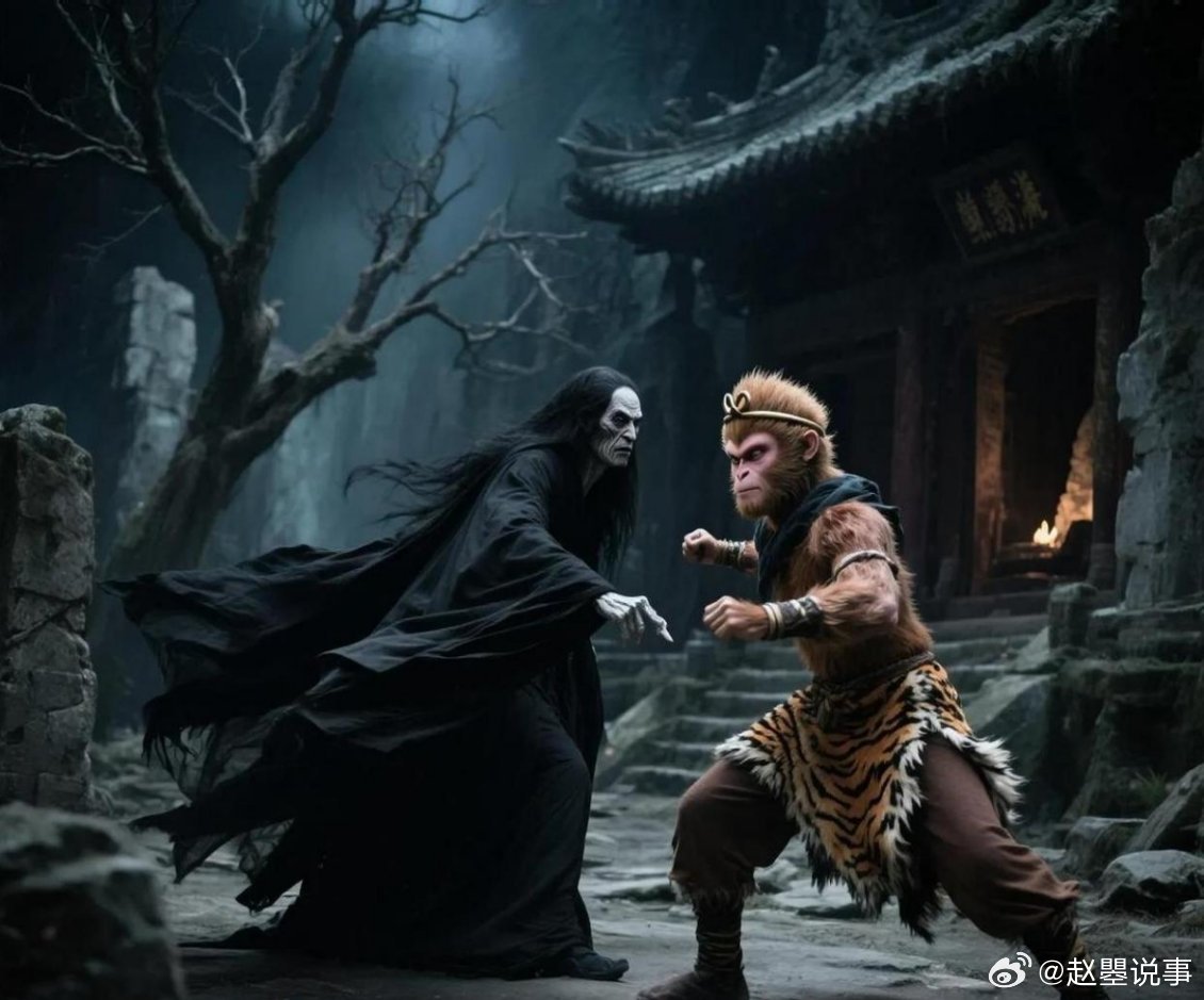孙悟空闯进兰若寺,黑山老妖敢不敢跟他硬碰硬?哈哈,这场面想想就刺激!|牛魔王|小鬼|魔王|金箍棒|妖怪_新浪新闻