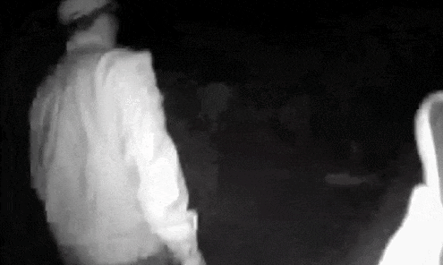 北仑民辅警夜入山中寻人。