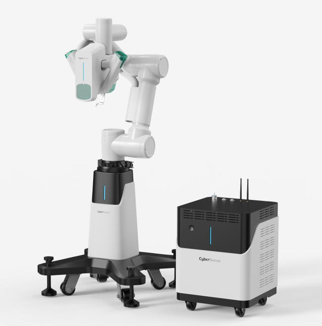 柔性脑皮层微电极植入机器人CyberSense。图片来源：中国科学院自动化研究所