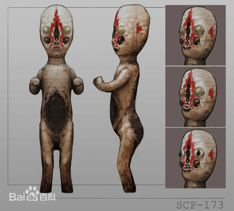 scp-173 小花生(还有点像上文的木棍人)