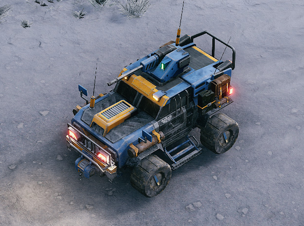 支援单位“哨兵侦察车”