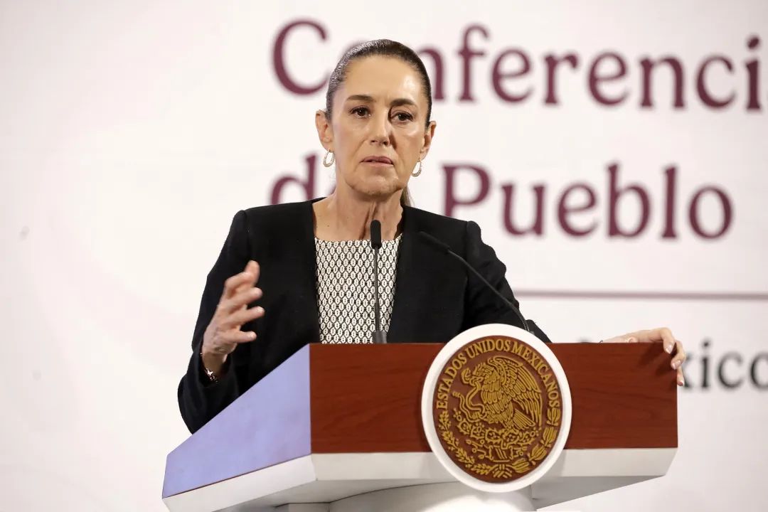 △墨西哥总统辛鲍姆（资料图）