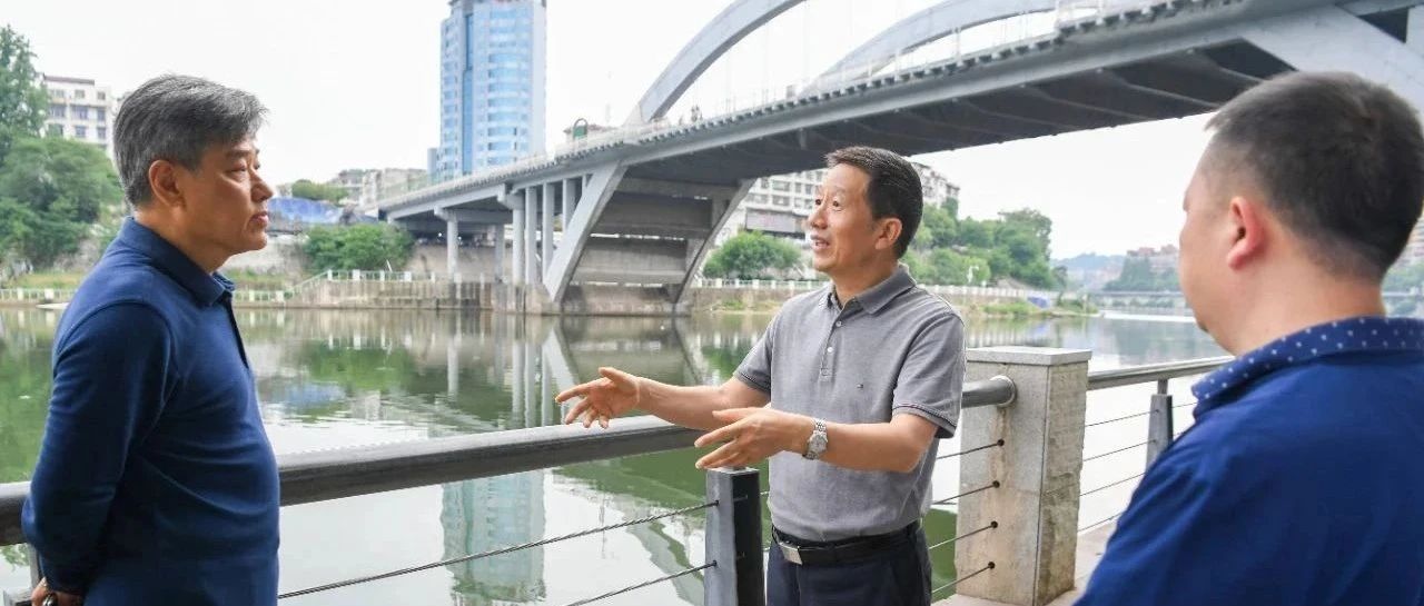 河中现死鱼，怀化市委书记现场察看