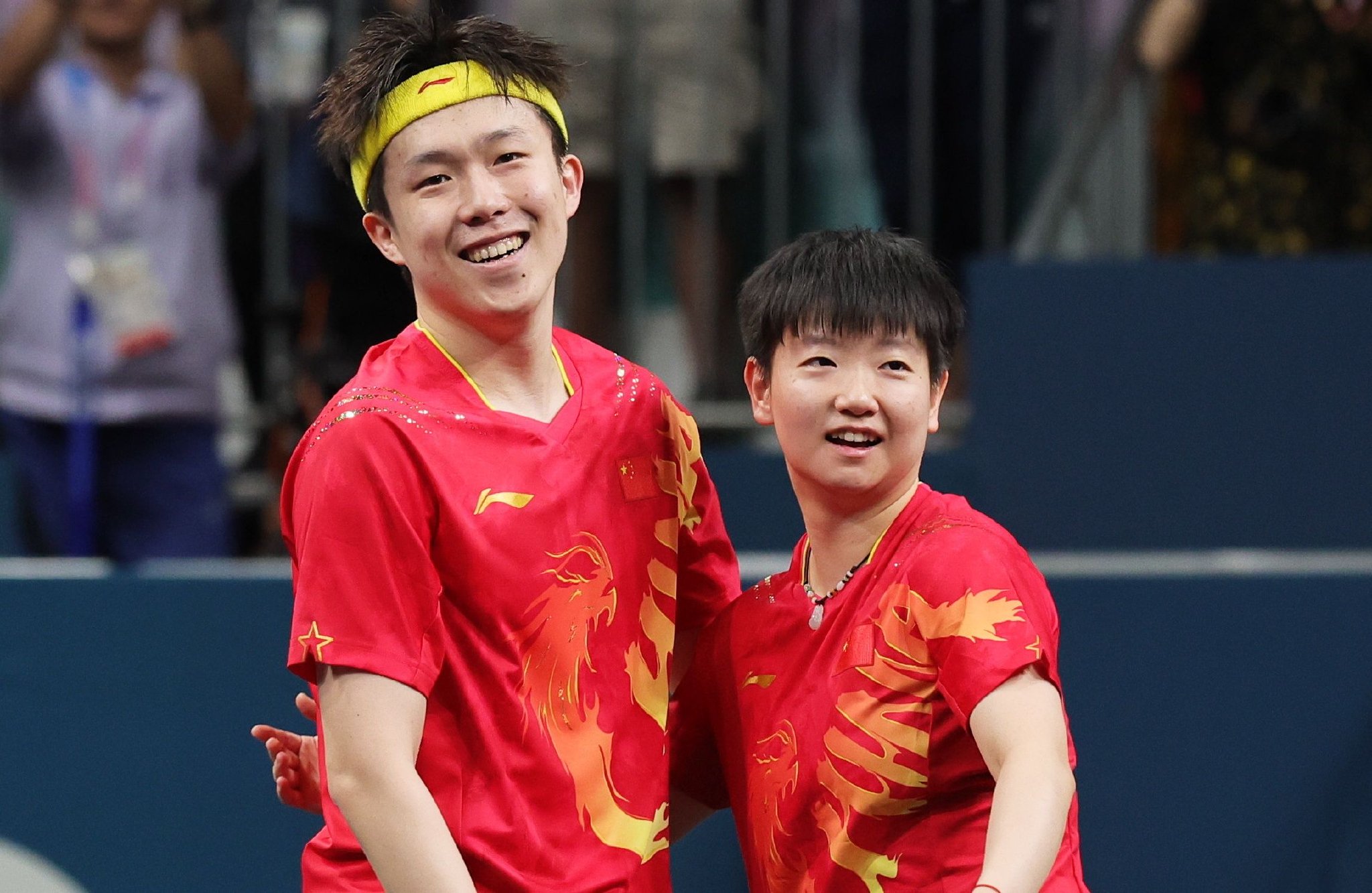 巴黎奥运会乒乓球混双前四名 孙颖莎王楚钦夺金实至名归