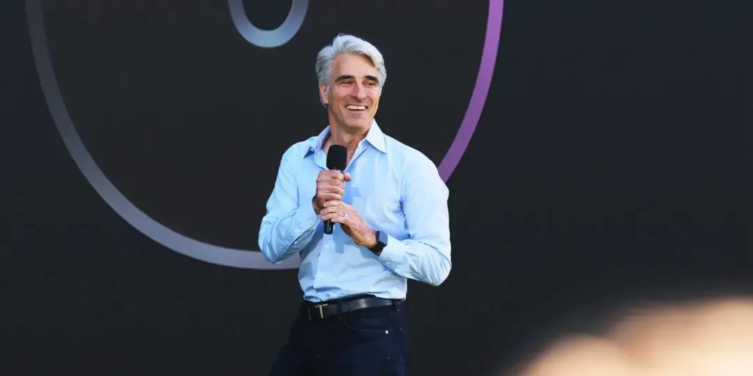 Craig Federighi是发布会老熟脸，一直负责苹果软件团队｜图片来源：Apple