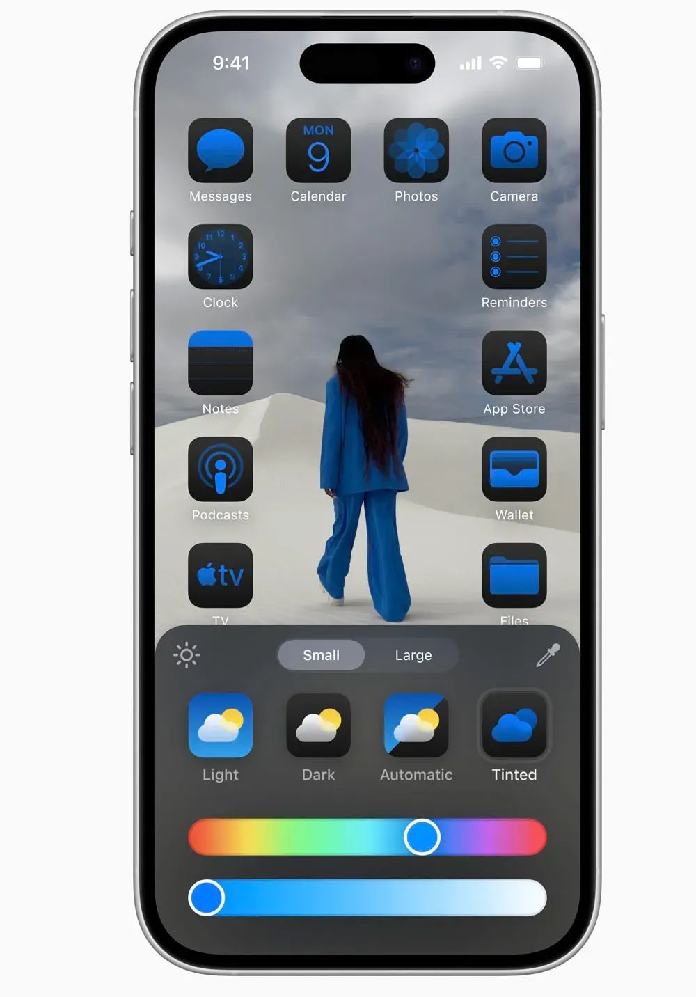 等了一年的新系统，结果是个调色盘？｜图片来源：Apple