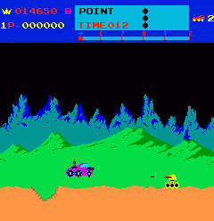 图28《登月车》（Irem，AC，1982年）