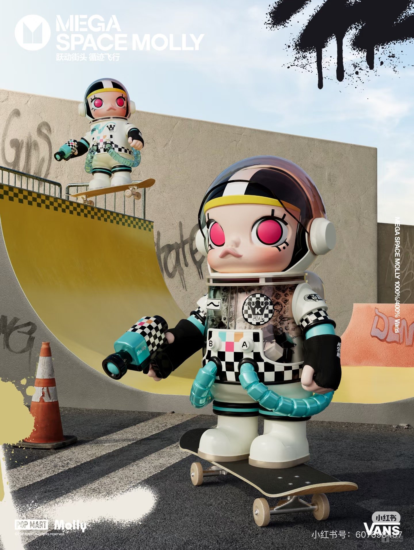 “出生”于2006年的Molly，是泡泡玛特另一个核心IP，图片来源：小红书@泡泡玛特 POP MART