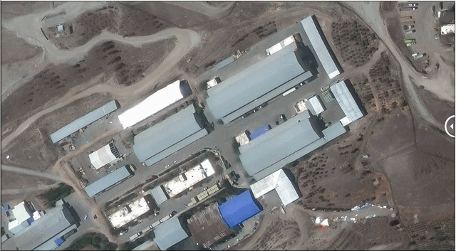 加迪尔基地受袭前后对比 CNN制图 