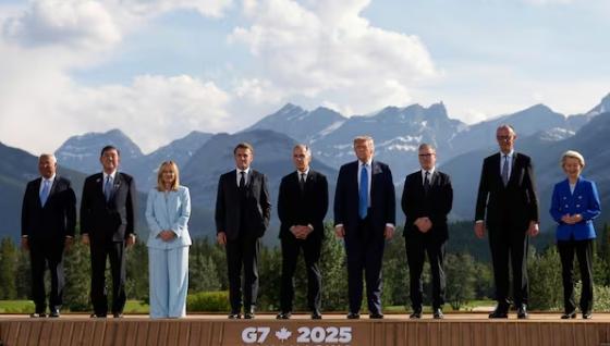 G7带领东谈主合影 加拿大播送公司