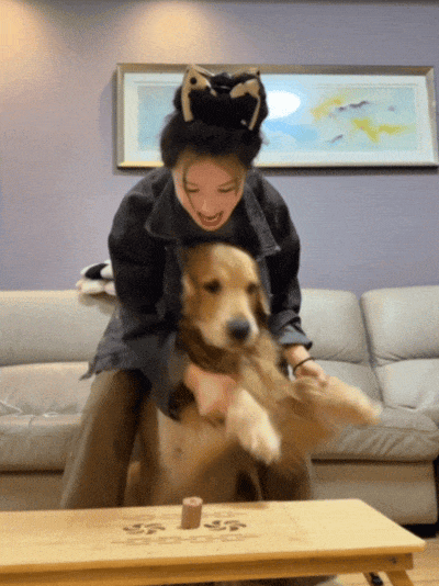 主人给狗子喂不喜欢的菜，狗子前一秒乖乖入口，下一秒直接tui垃圾桶...狗子：意思意思得了，你懂我的意思吗...