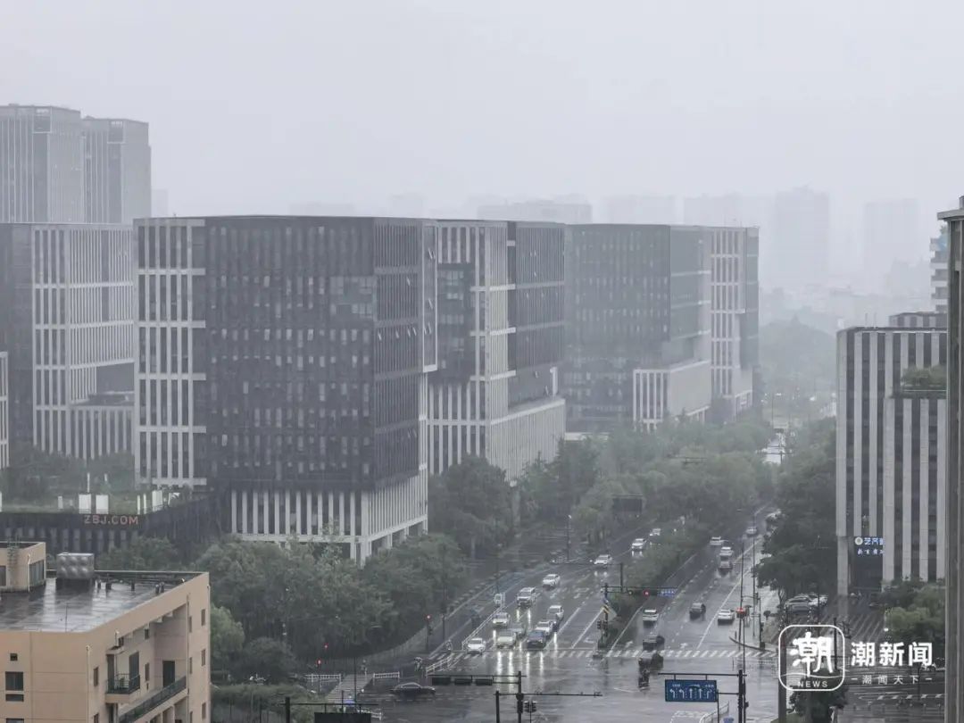 6月22日，杭州下起大雨。记者 俞刘东 摄