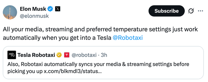 特斯拉在美国得州启动Robotaxi试点服务