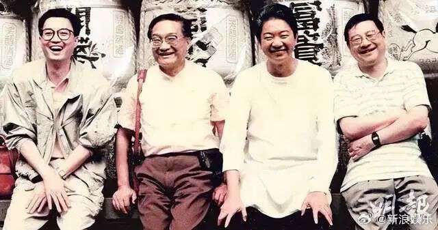“香港四大才子”合影，图源微博