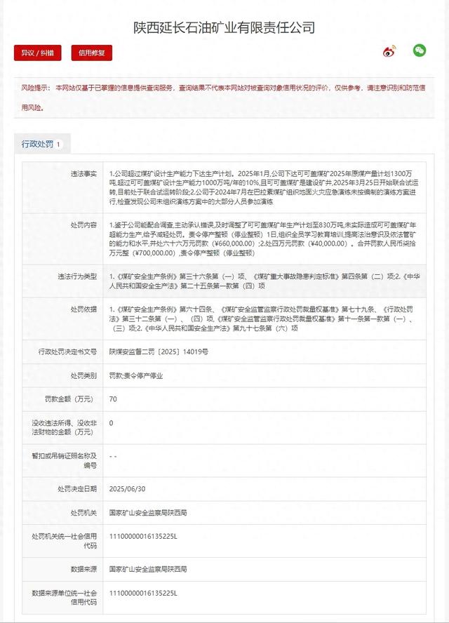 信用中国(陕西)官网截图。