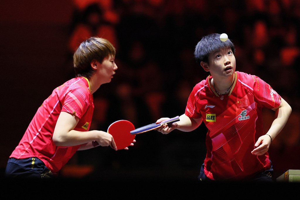 孙颖莎/王曼昱时隔18个月再度携手女双