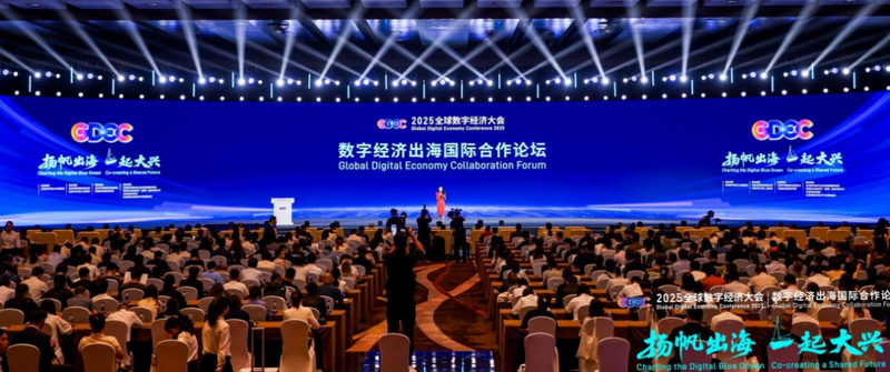 2025全球数字经济大会“数字经济出海国际合作论坛”开幕。主办方供图