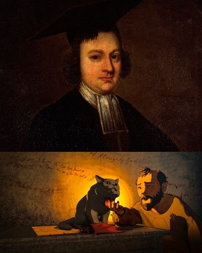 《爱死机4》中的《潜行者》（下图）与原型人物克里斯托弗•斯马特（上图）