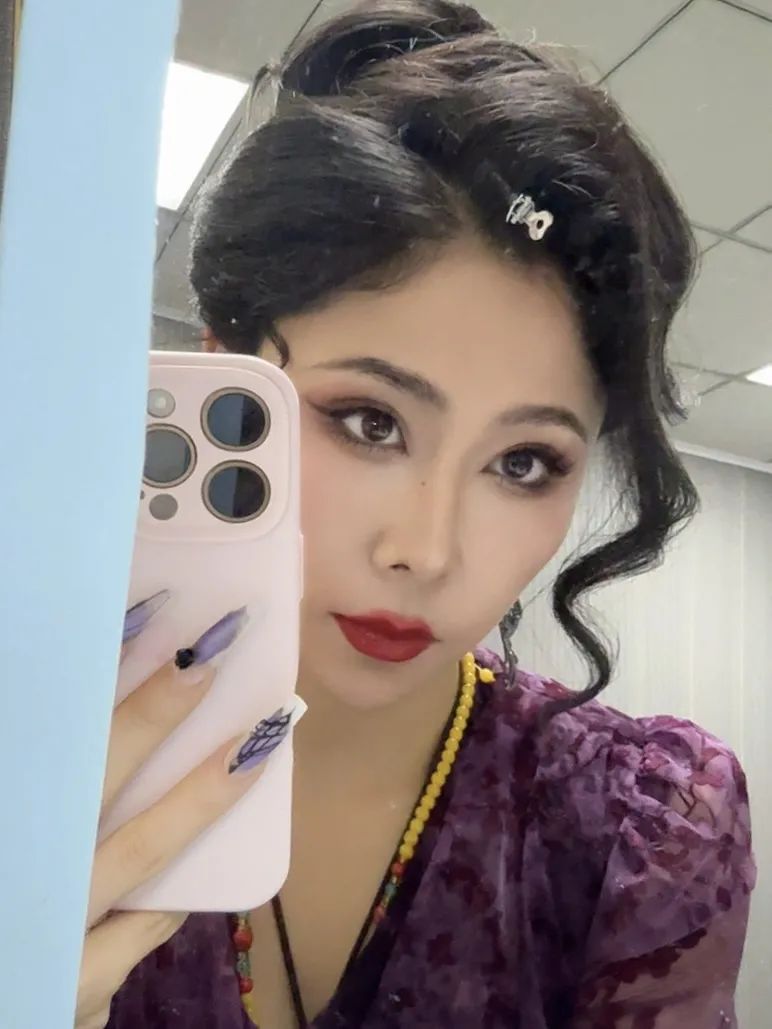 鑫淼最新的恶毒女配造型（受访者供图）