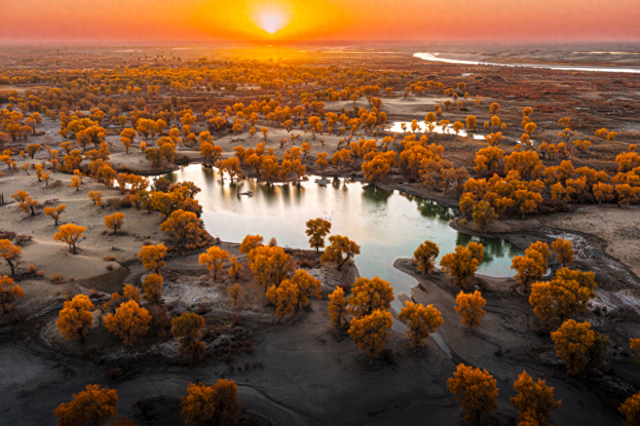 环着沙漠看新疆