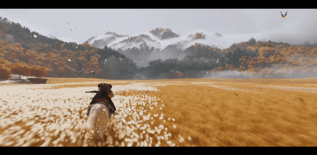 和前作《对马岛之魂》一样，让人放松的“沉浸式赶路”