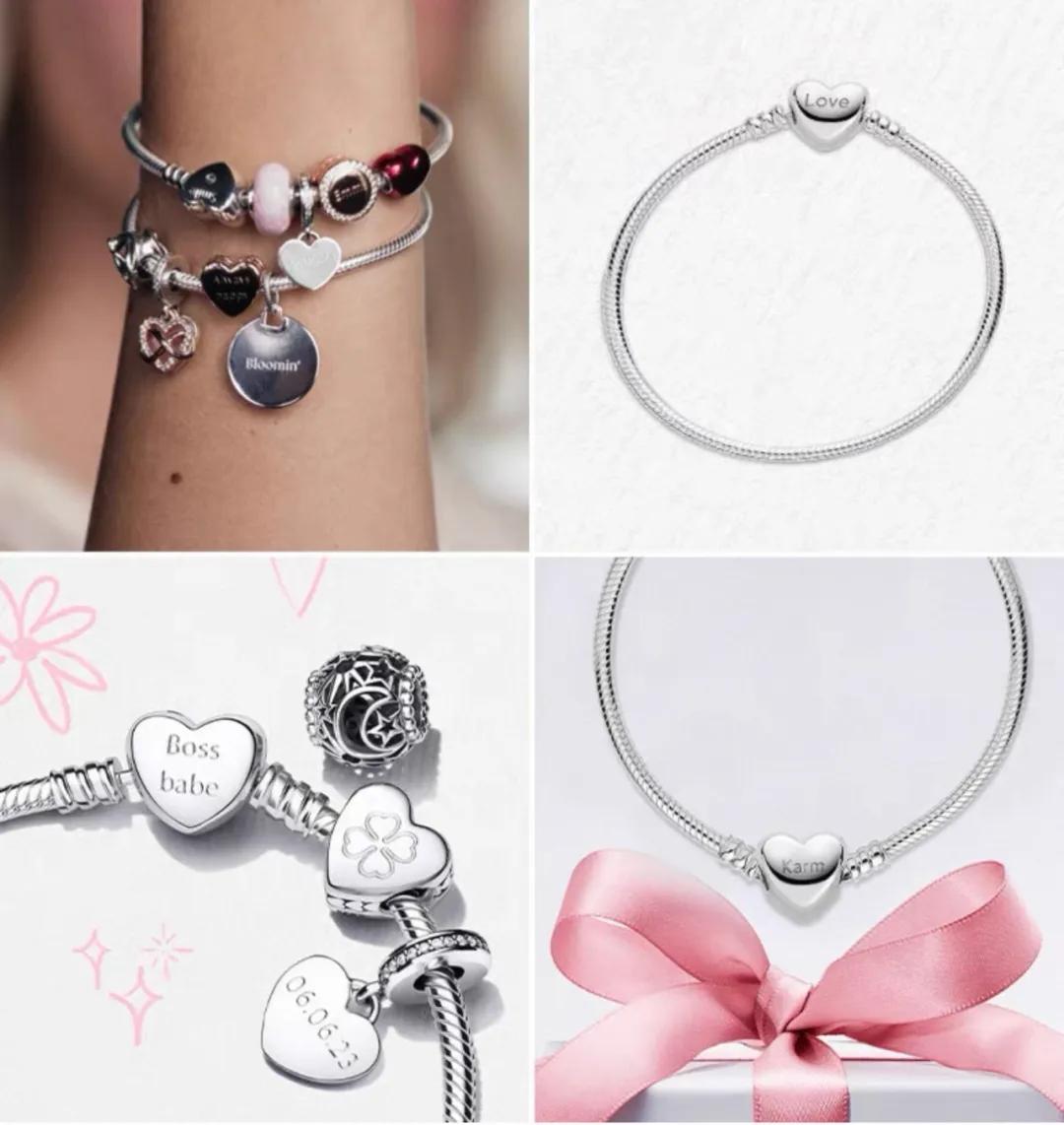 潘多拉Moment心形链。截图来源于天猫潘多拉旗舰店