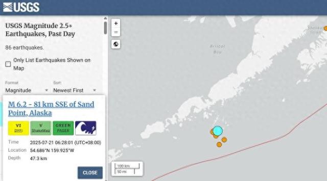 图片来源：美国地质勘探局官网截图