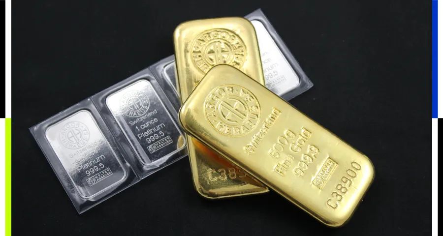 黄金是平坦的，比黄金更猛烈地上升