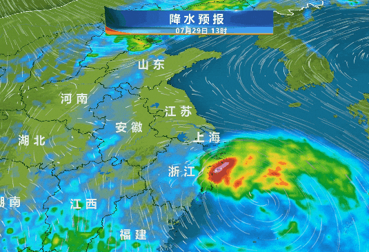 今夜明天上海风雨最明显