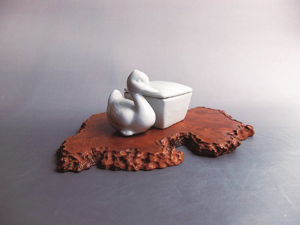 仿生瓷·小鸭印泥缸