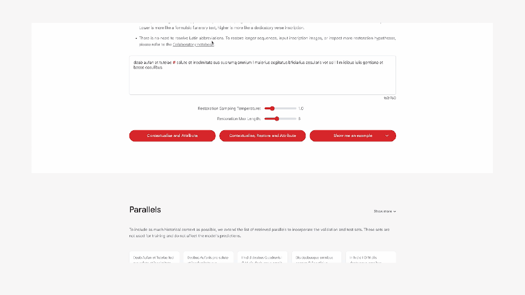 图2 Aeneas的使用界面