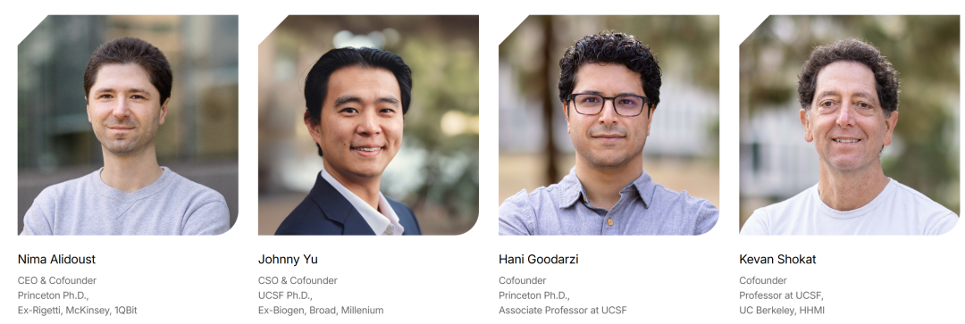 图 | 公司创始团队（来源：Tahoe Therapeutics）
