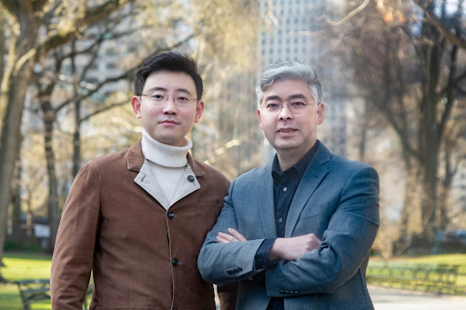 CertiK联合创始人顾荣辉(左)与邵中教授(右)