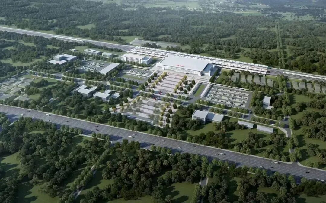 铜川站站房效果图