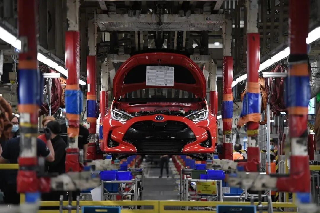 丰田汽车生产线/图源：视觉中国