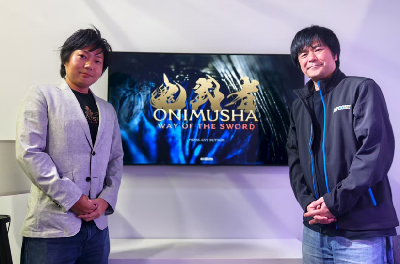 开发总监二瓶贤（左）与制作人门胁章人（右）