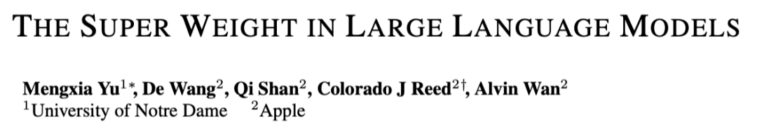论文地址：https://arxiv.org/abs/2411.07191